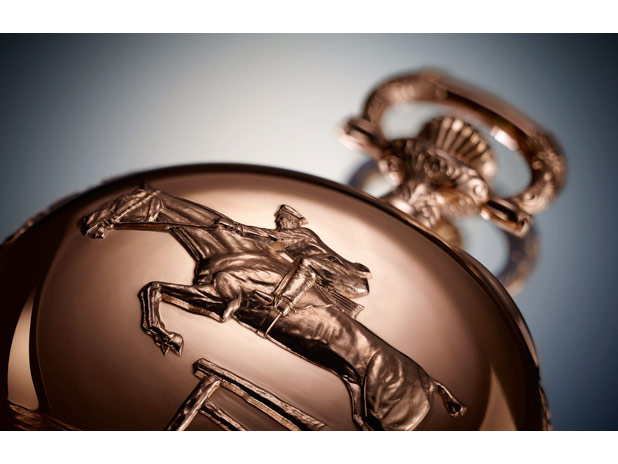 The limited edition Longines vintage pocket watch created in order to commemorate the Chinese year of the horse.